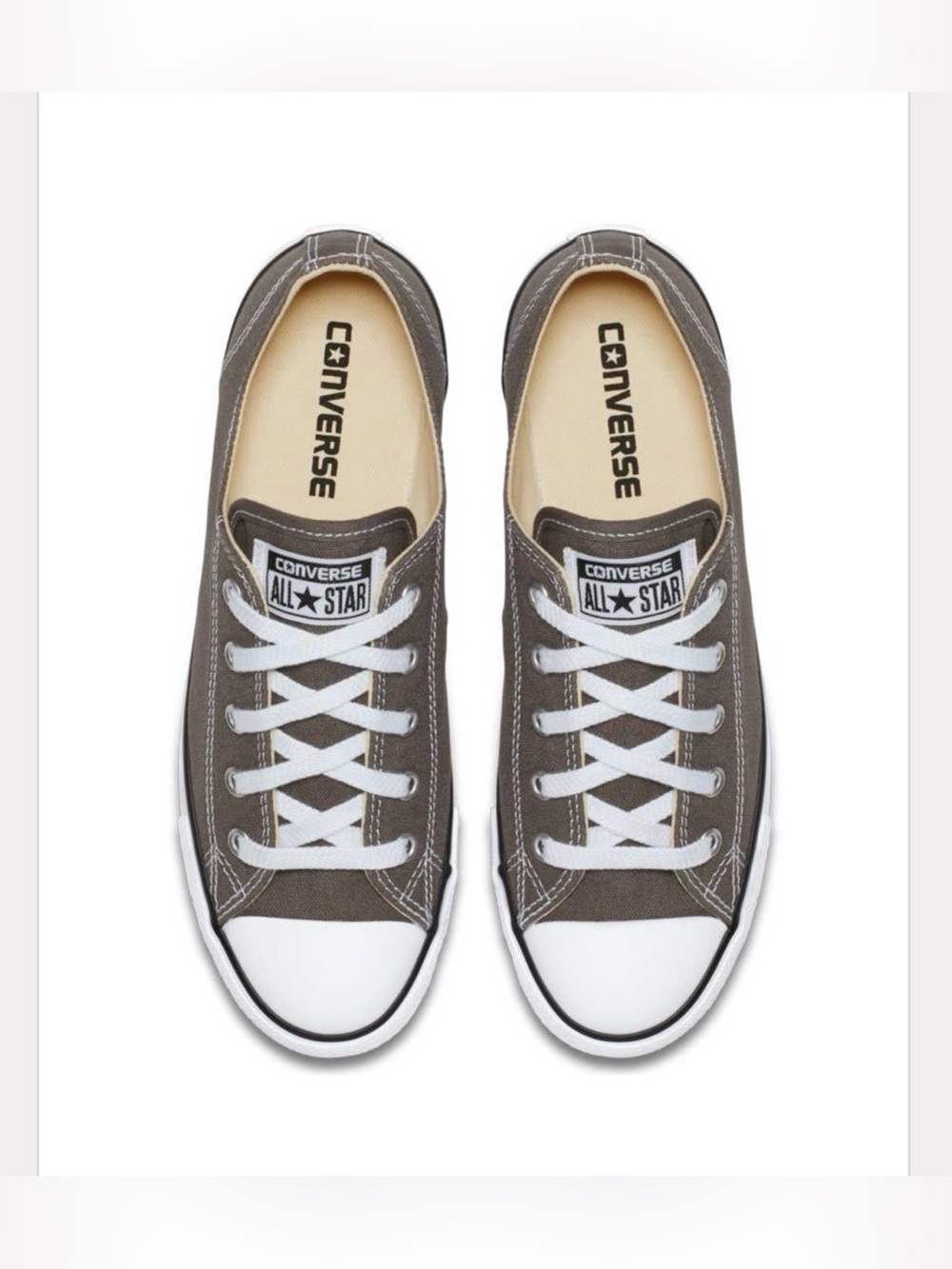Converse Chuck Taylor All Star Dainty Ox in Charcoal Sneakers
